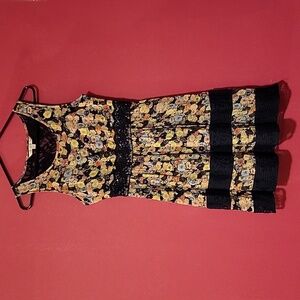 Women's Lauren Conrad Multi Color Floral Dress Sz 6